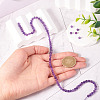1 Strand Natural Amethyst Round Bead Strands G-TA0002-47-6