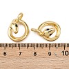 Brass with Cubic Zirconia Pendants KK-L251-64G-3