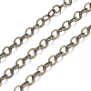 Brass Flat Oval Cable Chains CHC029Y-AB-2