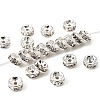Brass Rhinestone Spacer Beads X-RB-A014-Z6mm-01S-NF-1
