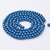 Glass Pearl Beads Strands HY-6D-B72-1