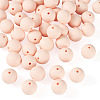 50Pcs Food Grade Eco-Friendly Silicone Beads SIL-TADJ0001-03E-3