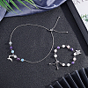 12Pcs 2 Style Adjustable 304 Stainless Steel Bracelet Making MAK-UN0001-22-3
