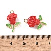 Alloy Enamel Pendants AL-CBA1C50-03G-01-3