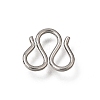 Brass M-Hook Clasps KK-CBA0DF0-14D-P-1