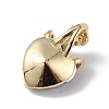 Real 18K Gold Plated Rack Plating Brass Micro Pave Clear Cubic Zirconia Pendants KK-C015-07G-03-3