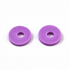 Handmade Polymer Clay Beads X-CLAY-Q251-6.0mm-112-3