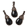 Synthetic Blue Goldstone Pendants G-H065-01R-12-1