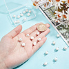 24Pcs Natural Pearl Two Sides Polished Charms PALLOY-HY00054-3
