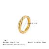 Irregular 304 Stainless Steel Finger Rings for Women SA8524-20-1