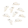 Natural Freshwater Shell Dolphin Beads SHEL-M021-07-1