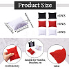 15Pcs 3 Colors Velvet Mini Pillow AJEW-TA0001-65-3