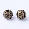 Tibetan Style Alloy Spacer Beads TIBE-Q063-66AB-NR-1