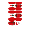 Full Cover Nail Art Stickers LS-MRMJ-Q055-291-1