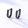 Minimalist U-shaped Stainless Steel Hoop Earrings QE5117-2