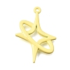 Spray Painted Alloy Pendants AL-CBA31C4-01C-1