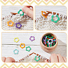  60Pcs Alloy Knitting Stitch Marker Rings FIND-NB0003-47-3