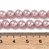 Electroplated Shell Pearl Beads Strands BSHE-G041-6mm-05-2