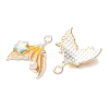 Alloy & Crystal Rhinestone & Enamel Pendants RB-CBAC8D9-02S-02-2