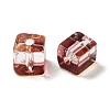 Two Tone Transparent Glass Beads GLAA-NH0001-03C-2