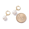 Natural Pearl Dangle Leverback Earrings for Women EJEW-JE04748-3