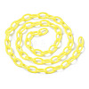 Handmade Opaque Acrylic Cable Chains KY-N014-001K-2