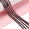 Natural Garnet Beads Strands X-G-F717-14-2