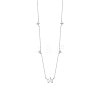 SHEGRACE 925 Sterling Silver Necklace with Crown Pendant JN676A-1
