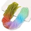Transparent Painted Glass Beads Strands X1-DGLA-A034-T3mm-A12-1