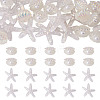 26Pcs 2 Styles UV Plating Ocaen Theme Transparent Resin Cabochons CRES-TA0001-54-1