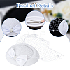 Bowknot Wool Felt Fascinators Pillbox Hat with Iron Alligator Hair Clips LS-MRMJ-WH0077-113A-5