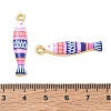 Printed Brass Pendants KK-CBA42CA-03G-3