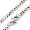 201 Stainless Steel Chain NJEW-C034-12P-5