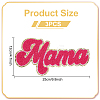 3Pcs Word MAMA Shape Towel Cloth Embroidery Applqiues DIY-FG0005-04A-2