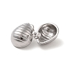 Non-Tarnish Teardrop 304 Stainless Steel Stud Earrings for Women EJEW-L272-023P-2