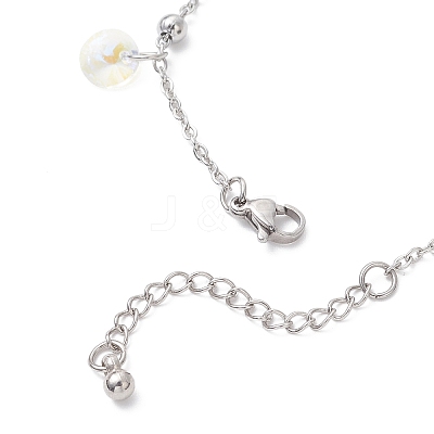 3Pcs Christmas Snowflake Alloy Charm Bracelets BJEW-JB12677-1