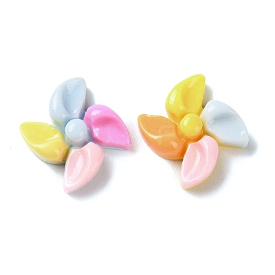 Opaque Resin Cabochons CRES-F030-01B-1