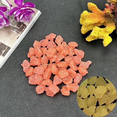 Plastic Imitation Luminous Stone Display Decoration PW-WG75281-05-1