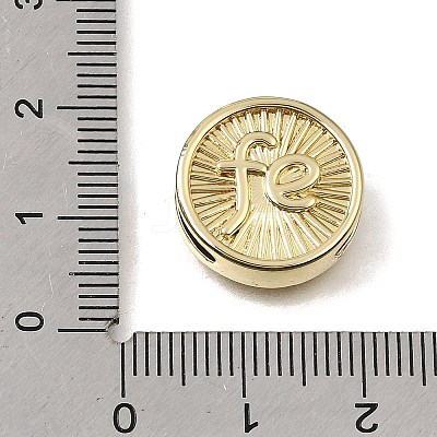 Brass Slide Charms KK-CBAEEA8-08A-G-1