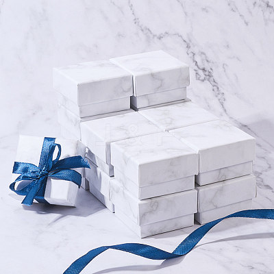 Paper Cardboard Jewelry Ring Boxes CBOX-E012-05A-1