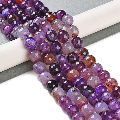 Natural Agate Beads Strands G-M437-C01-01O-1