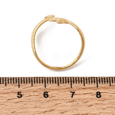 304 Stainless Steel Cuff Open Rings STAS-H259-06G-1