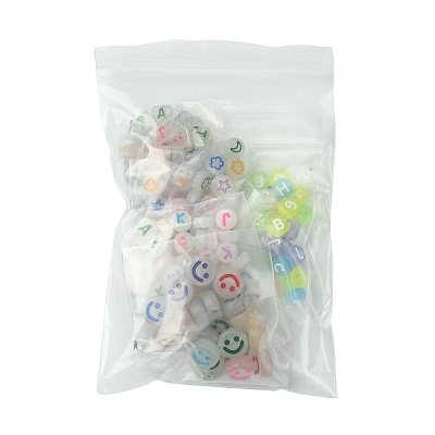 200Pcs Acrylic Beads FACR-FS0001-03-1