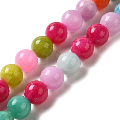 Natural Yellow Jade Beads Strands JBR10mm-C-1