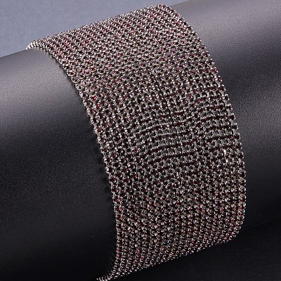 Brass Rhinestone Strass Chains CHC-R125-S6-16S-1