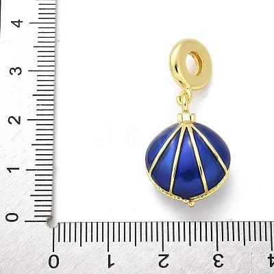 Brass European Beads KK-S511-15G-1