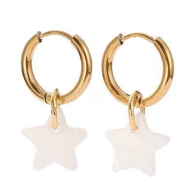 PVD Vacuum Plating 304 Stainless Steel Huggie Hoop Earrings EJEW-JE04403-01-1