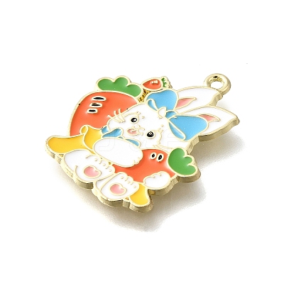Cartoon Alloy Enamel Pendants ENAM-Z015-04G-05-1