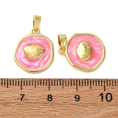 Brass Enamel Pendants KK-F911-01C-G05-1
