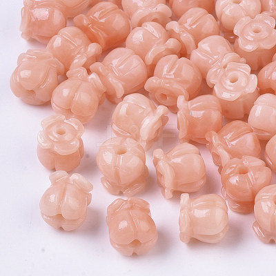 Synthetic Coral Beads X-CORA-R017-28-A04-1